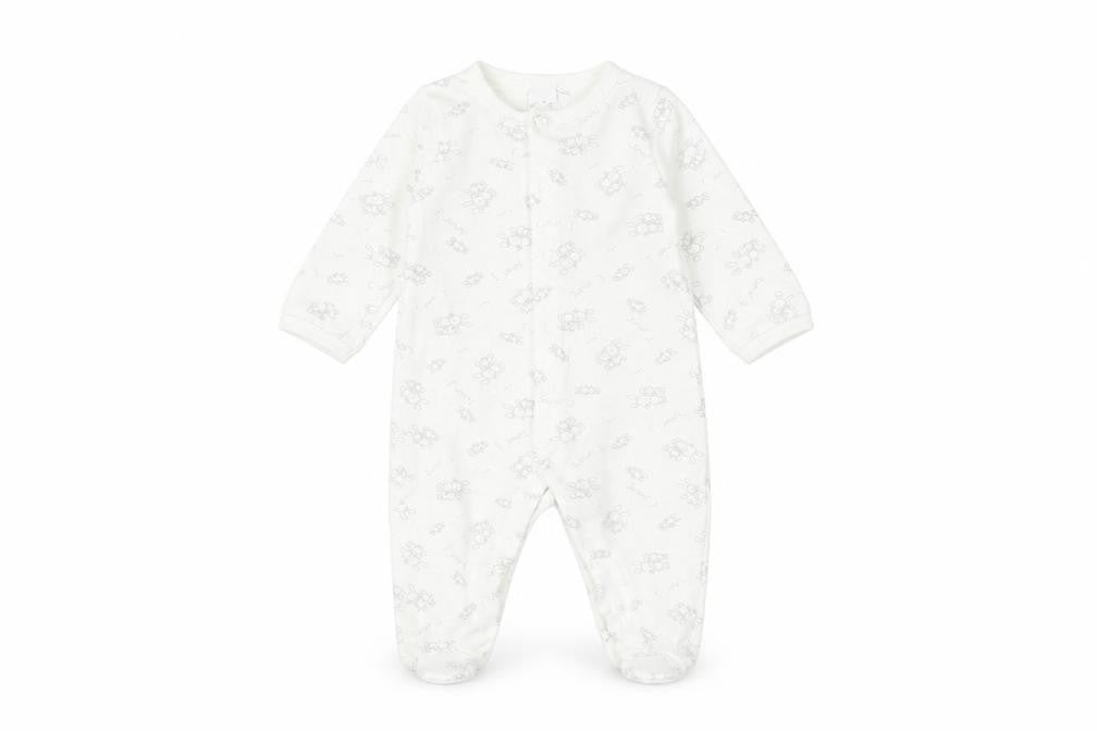 Jasper Conran White Unisex Baby Babygrow 3-6 Months