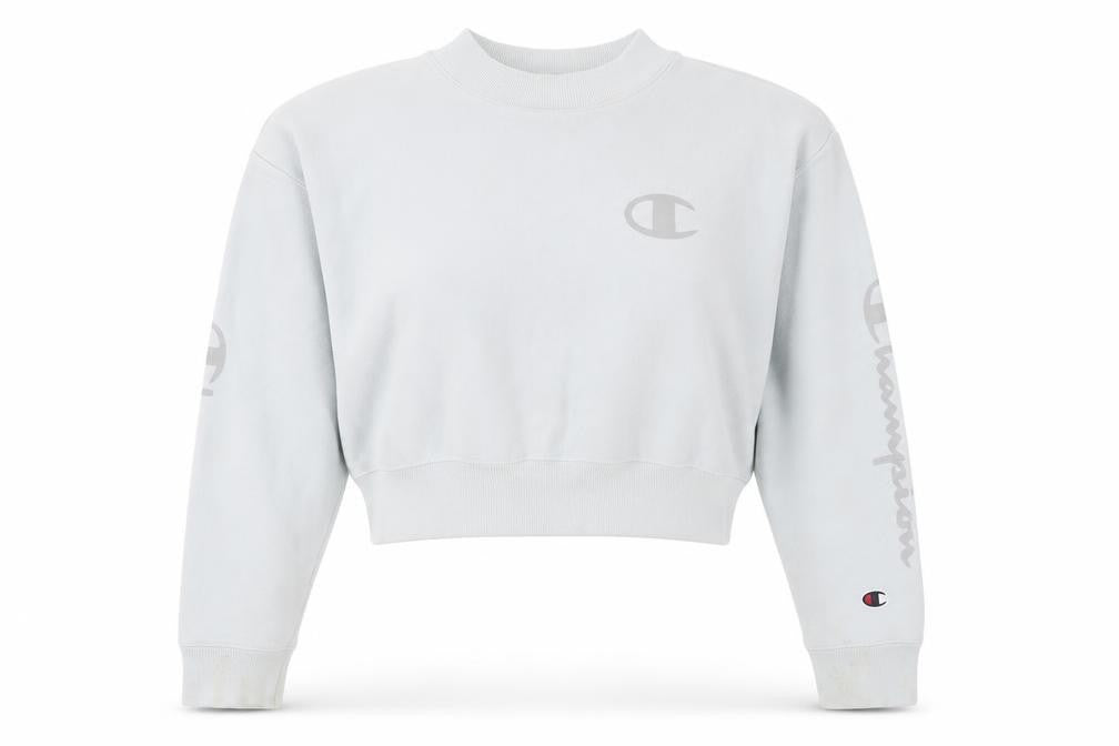 Champion Women's Blue XS Pullover Sweatshirt