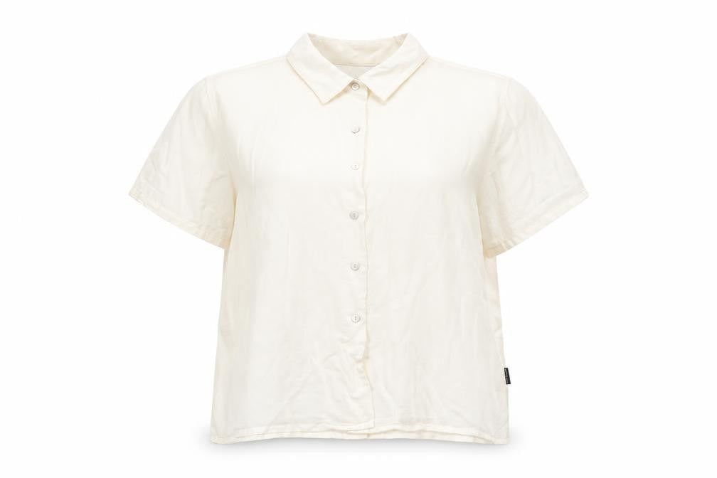 White Stuff Women’s White Linen Button-Up Blouse Size 4