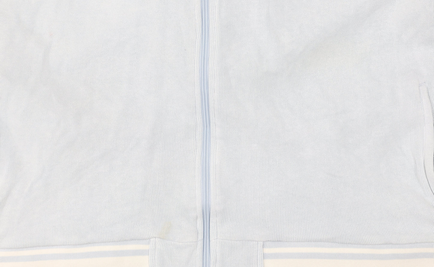 Puma Men's Blue XL Full Zip Hoodie, Logo Accent, Knit