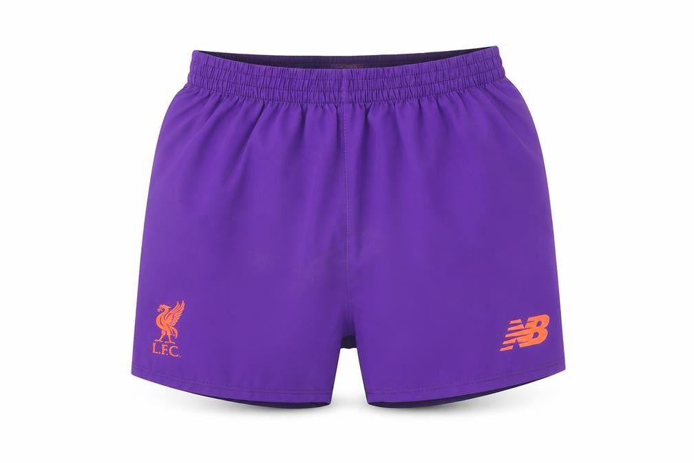 New Balance Boys Purple Athletic Football Shorts 4-5Y