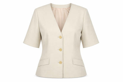 Viyella Women's Beige Suit Jacket, Size 14