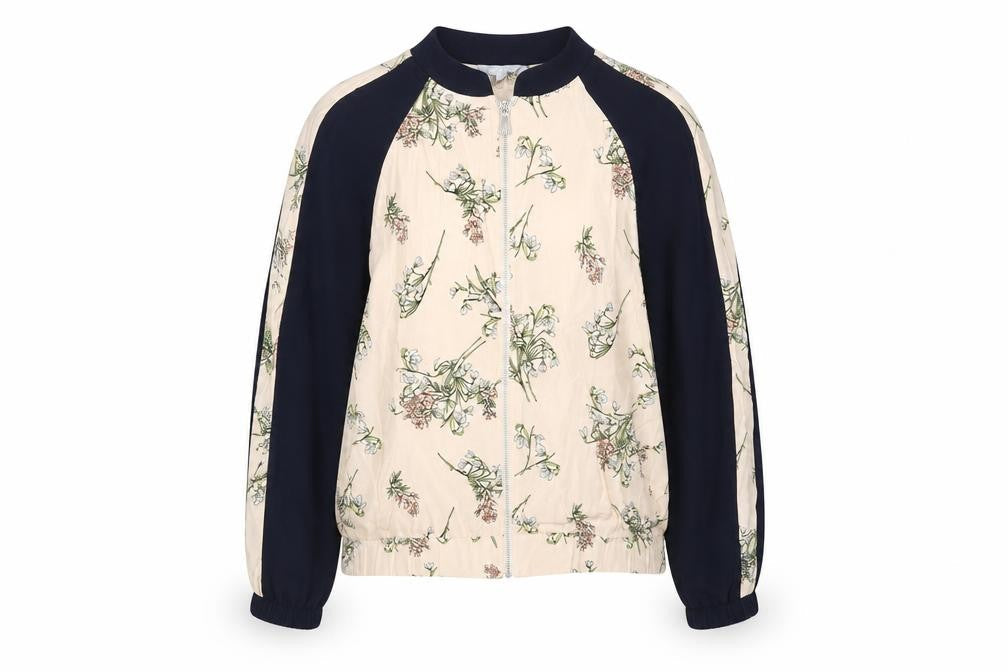 Red Herring Women's Floral Bomber Jacket Size 16