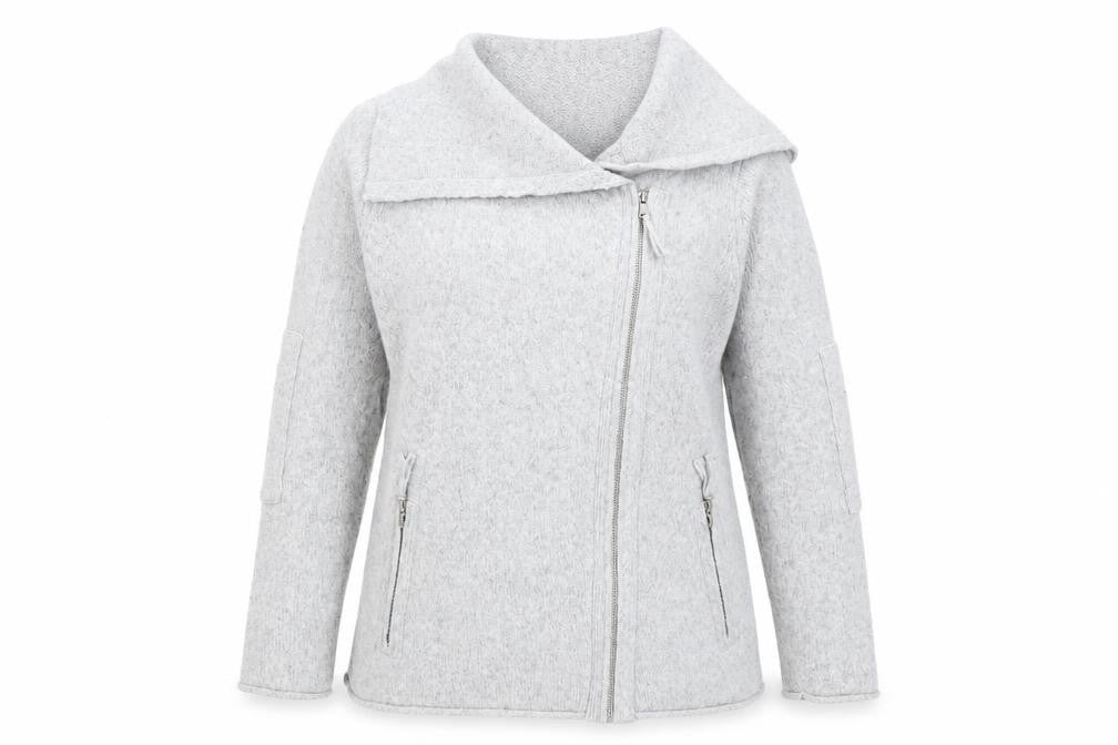 Mint Velvet Women's Grey Full Zip Jumper Size 10