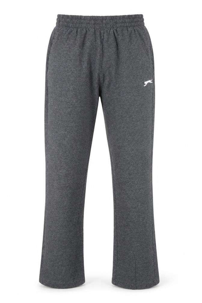 Slazenger Men's Grey Sweatpants Size S - Regular Fit Elastic Waist