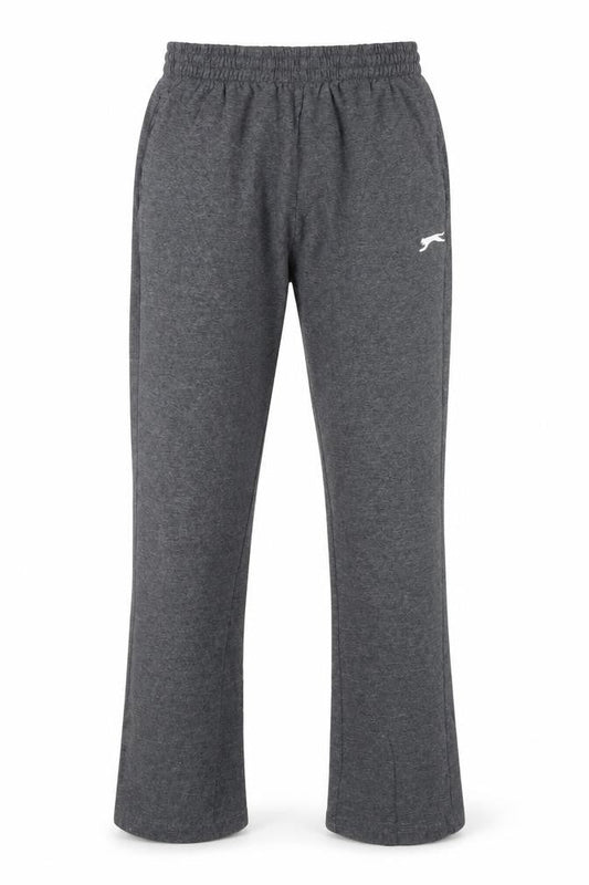 Slazenger Men's Grey Sweatpants Size S - Regular Fit Elastic Waist