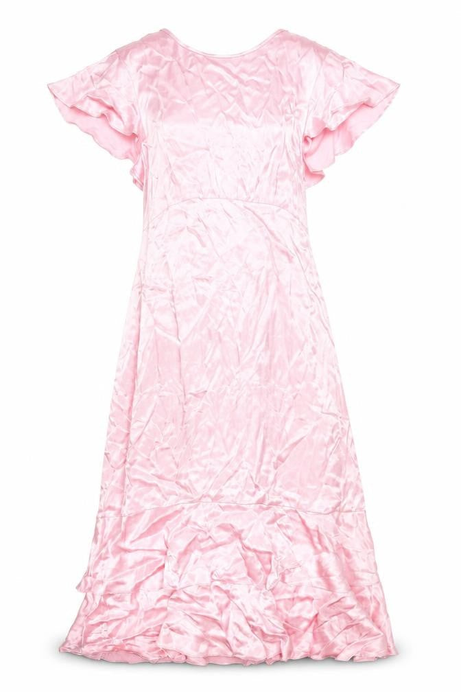 River Island Women’s Pink Fit & Flare Dress Size 14