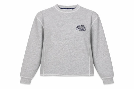 Superdry Women's Grey Pullover Sweatshirt Size 12