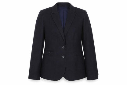 Next Women's Black Pinstripe Blazer, Size 14