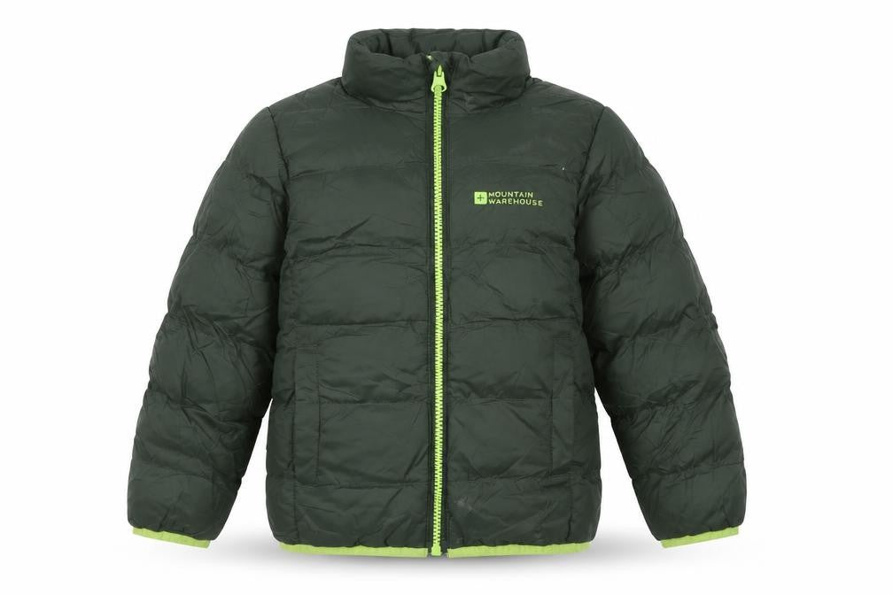Mountain Warehouse Boys Green Puffer Jacket 2-3 Years