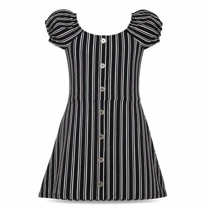 Firetrap Girls Black Striped Shift Dress - 11-12 Years