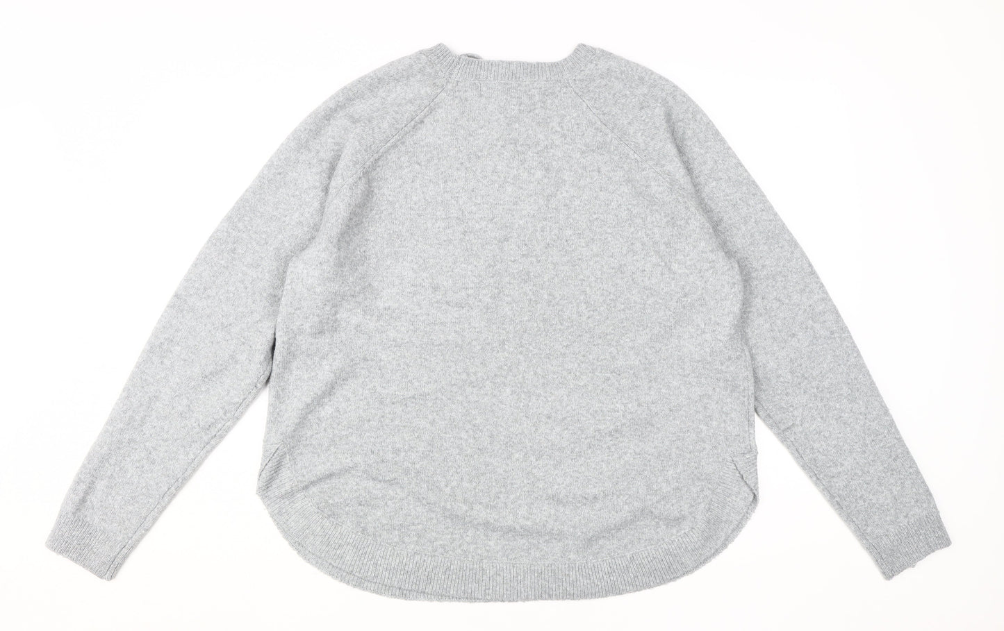 Vero Moda Women's Grey Pullover Jumper, L, Crew Neck