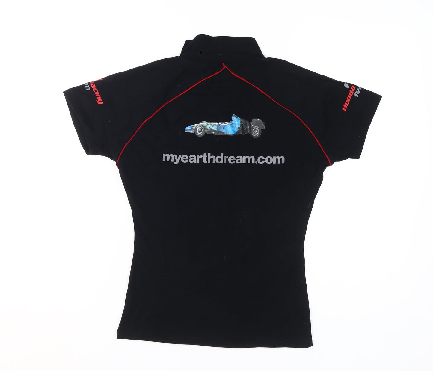 Honda Racing Team Black High Neck T-Shirt M