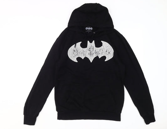 Batman Black Graphic Hoodie, Unisex M, Pullover Style