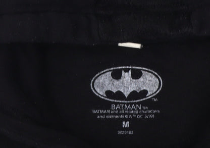 Preloved Batman Black Graphic Hoodie, Unisex M, Pullover Style - Detail