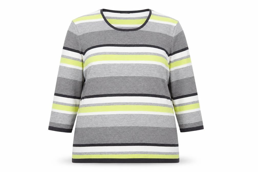 Gerry Weber Women's Multicoloured Striped Jumper 16