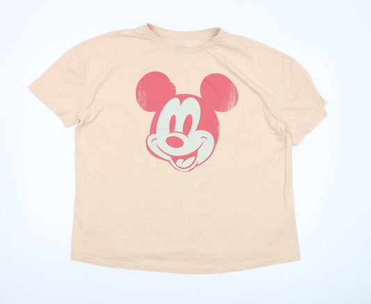Very Beige Womens Cartoon Crew Neck T-Shirt Size 18