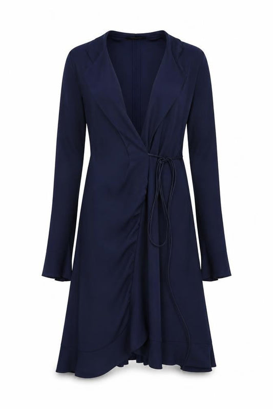 J.Crew Women's Blue XS Wrap Dress - Cocktail Style
