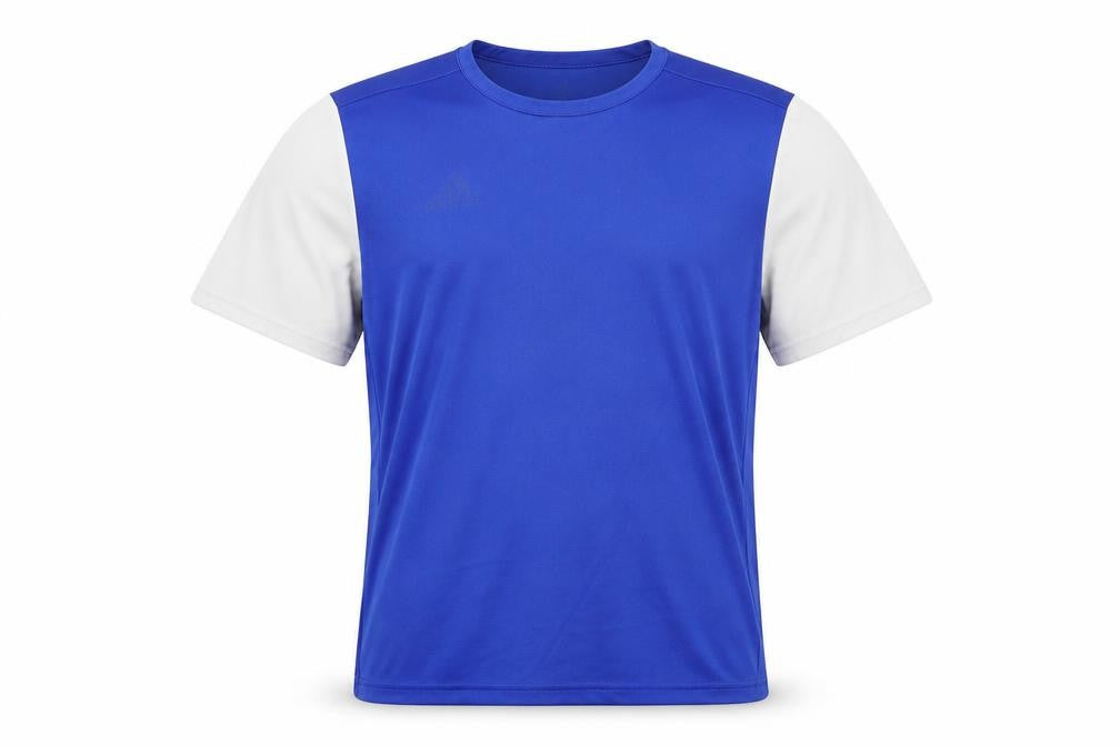 Adidas Men's M Blue Short Sleeve Crew Neck T-Shirt