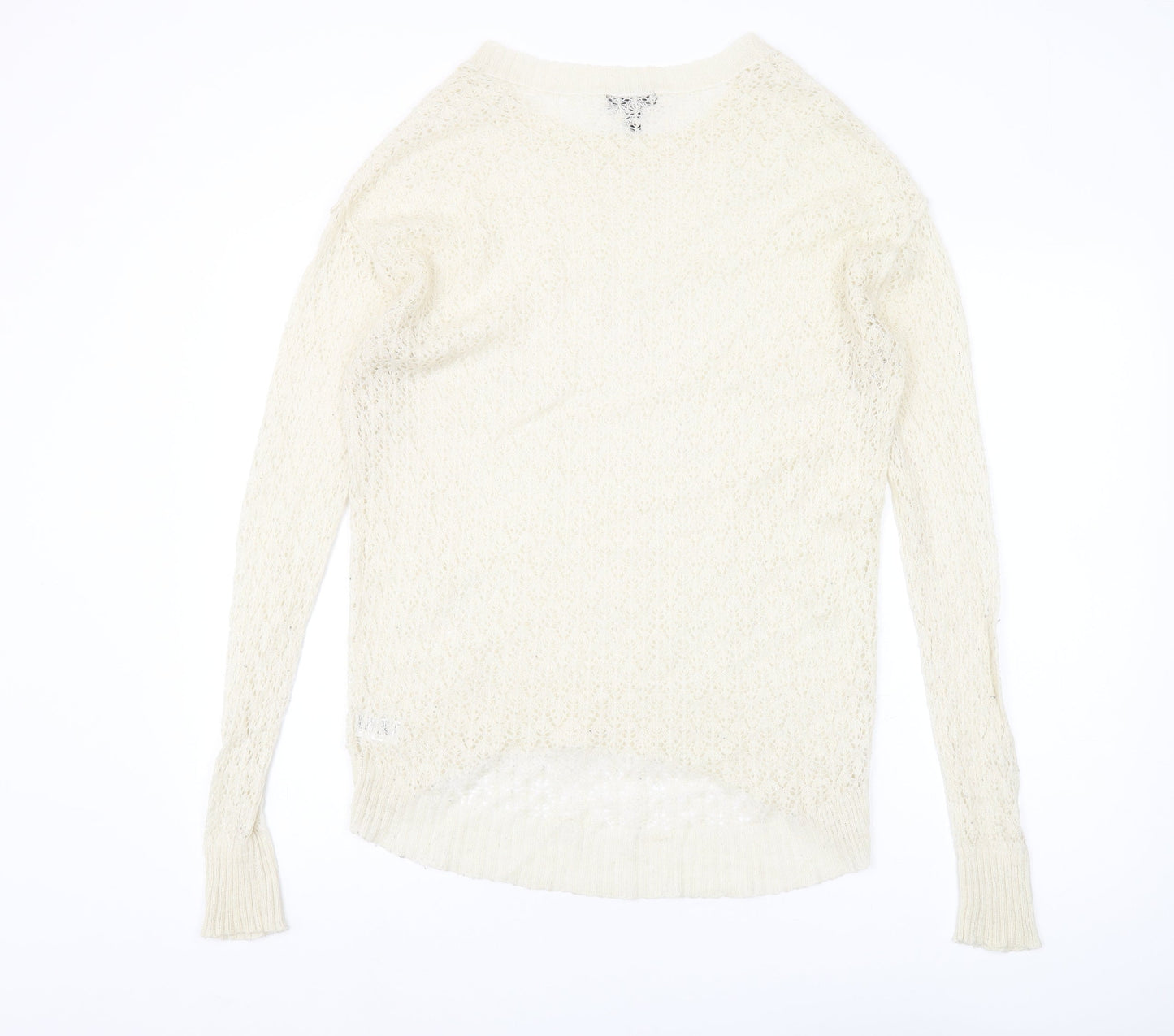 Topshop Women's Ivory Pullover Jumper UK 10
