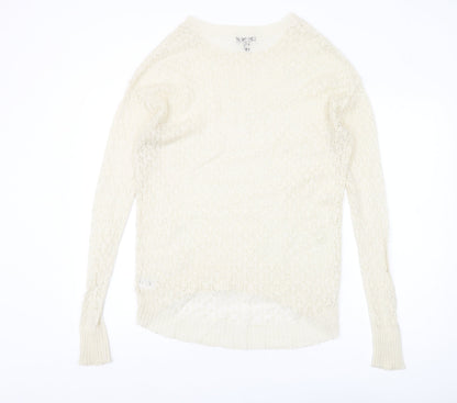 Topshop Women's Ivory Pullover Jumper UK 10