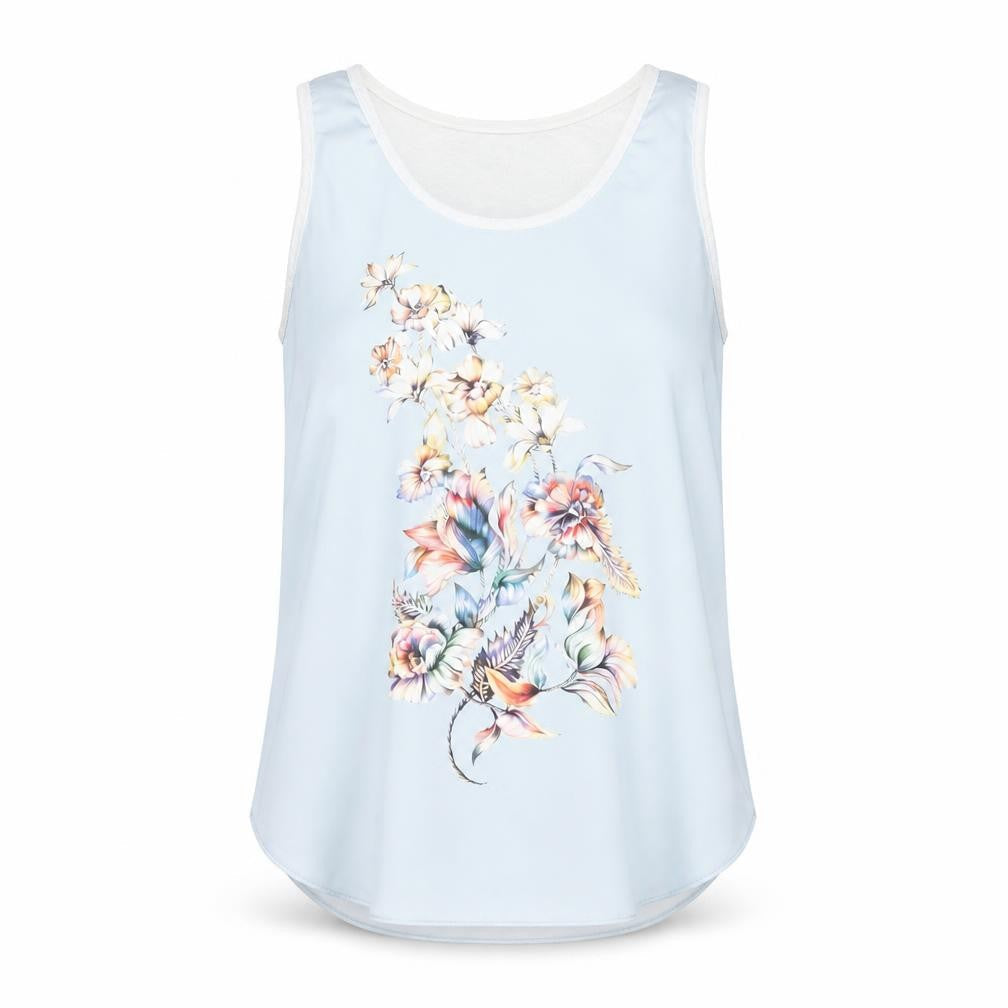 Reiss Women's Floral Multicoloured Tank Top Size 6