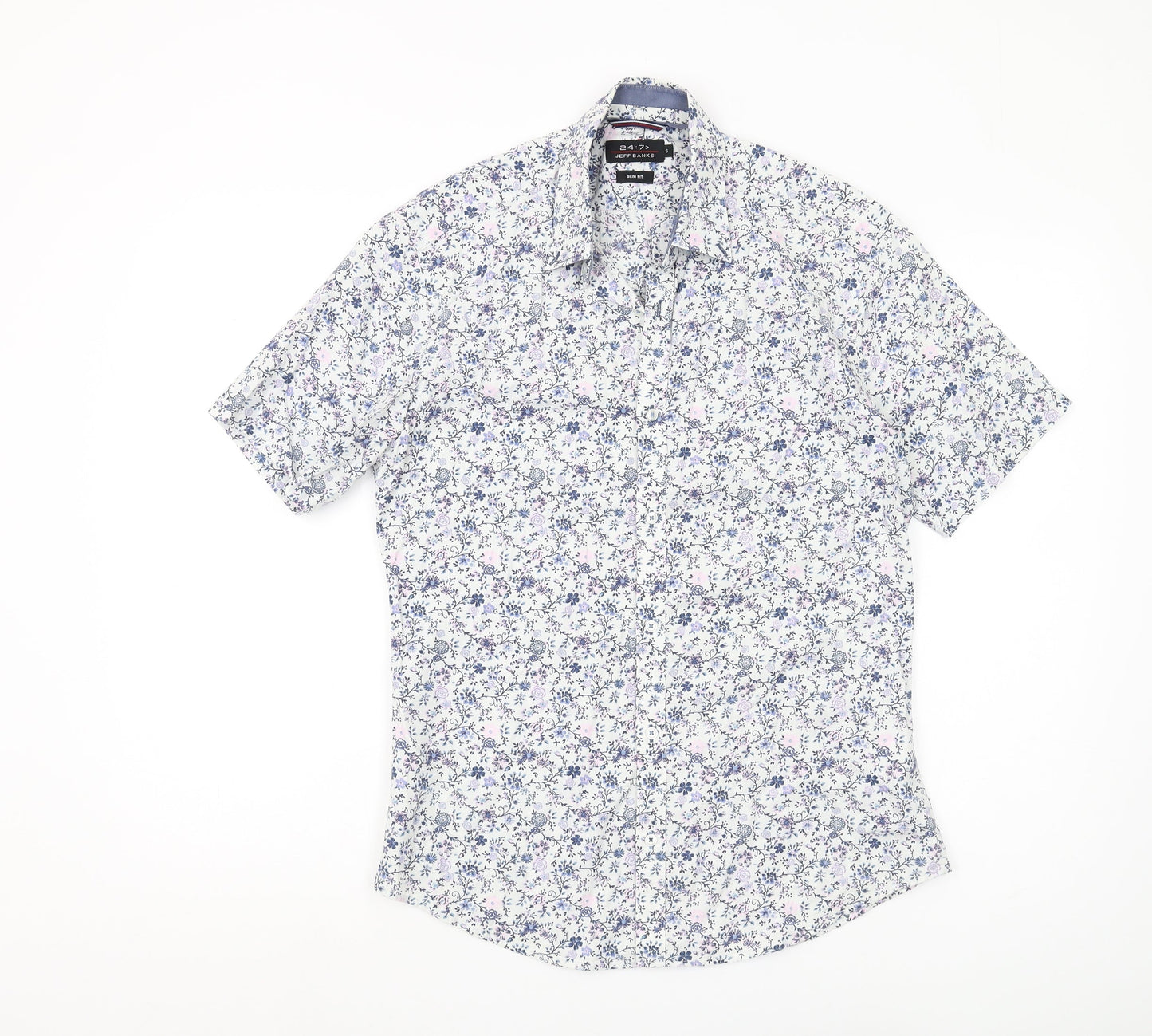 Jeff Banks Men's Slim Fit Floral Shirt S
