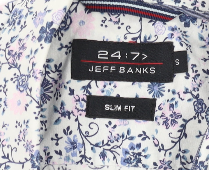 Jeff Banks Men's Slim Fit Floral Shirt S
