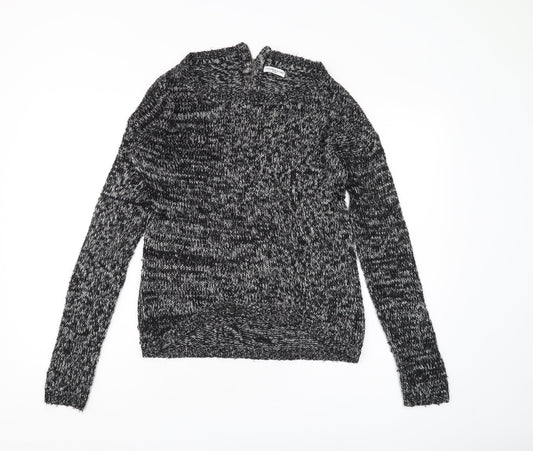 Jacqueline de Yong Women's Black XS Full Zip Jumper
