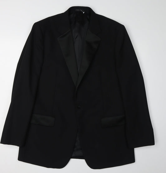 Brook Taverner Men's Black Shawl Tuxedo Blazer 42R