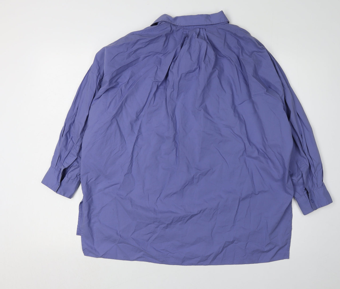 Uniqlo Women's Purple Blouse M Long Sleeve Casual