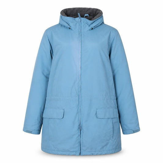 Lands' End Women's Blue Plus Size Parka Coat