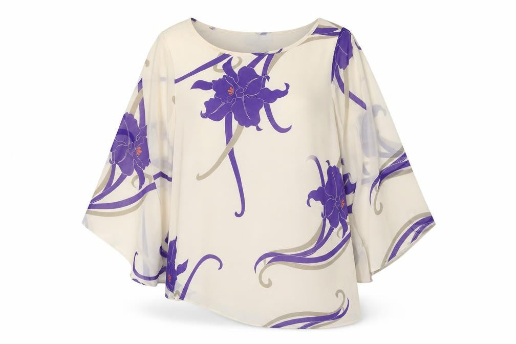Wallis Women’s Ivory Floral Tunic Blouse Petites S