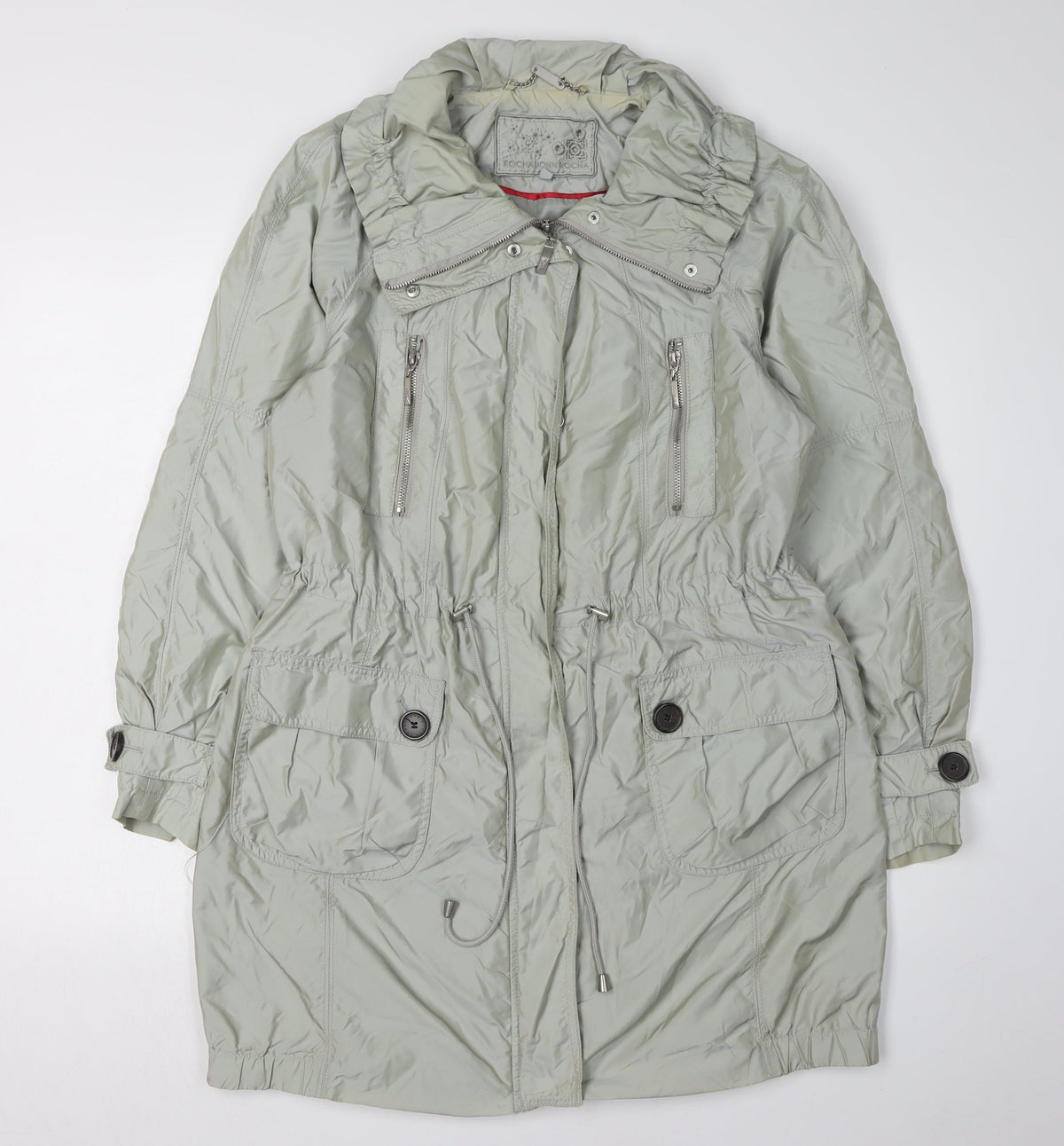 Debenhams Women's Grey Parka Coat Size 12