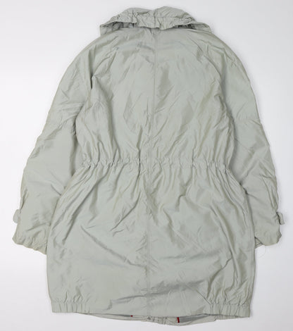 Debenhams Women's Grey Parka Coat Size 12