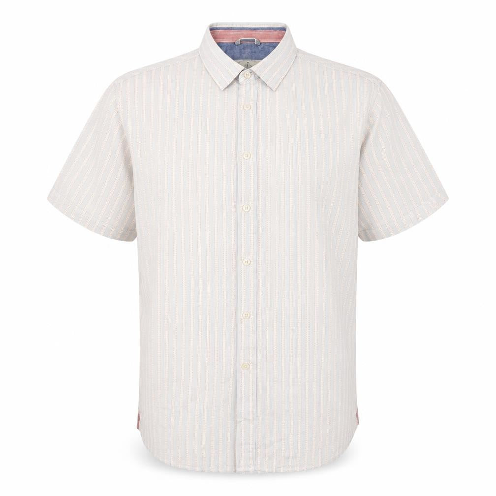 St George by Duffer Men's XL Multicoloured Striped Shirt
