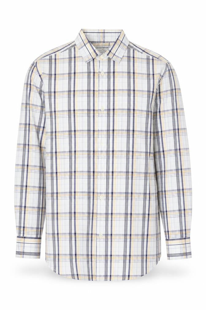 Banana Republic Men's Multicoloured Plaid Shirt L