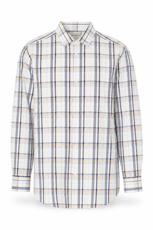 Banana Republic Men's Multicoloured Plaid Shirt L
