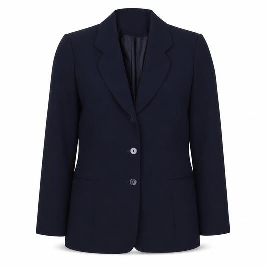 Eastex Women's Blue Suit Jacket Size 14 Classic Workwear