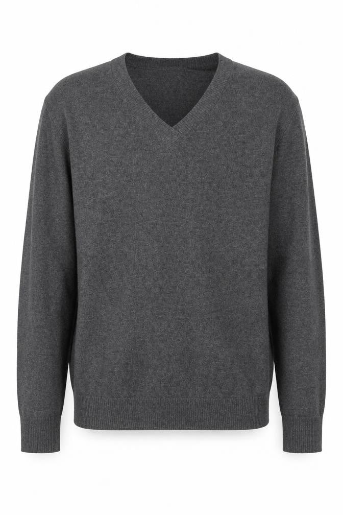 DKNY Men's Grey XL Pullover V-Neck Jumper
