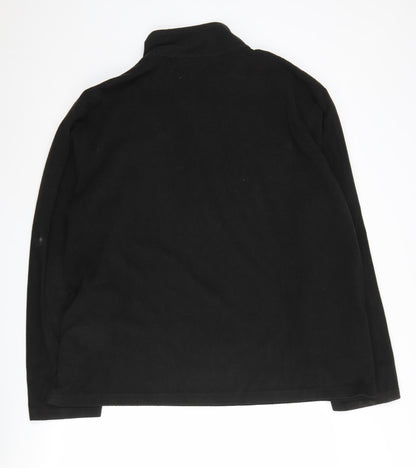 Regatta Men's Black Pullover Fleece Sweatshirt 2XL