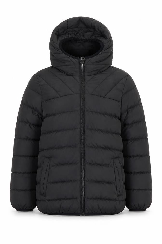 Next Boys Black Puffer Jacket 5 Years with Hood