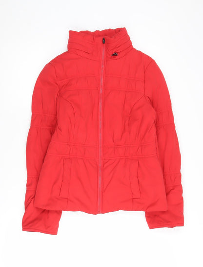 Marks & Spencer Women's Red Puffer Jacket Size S