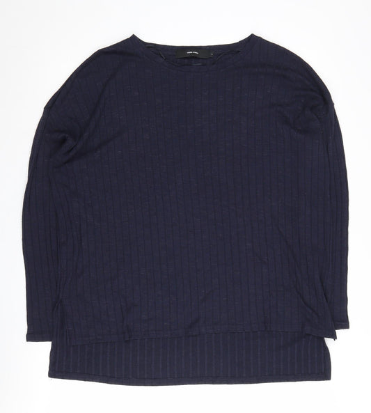 Vero Moda Women's Blue Pullover Jumper, M, Boat Neck