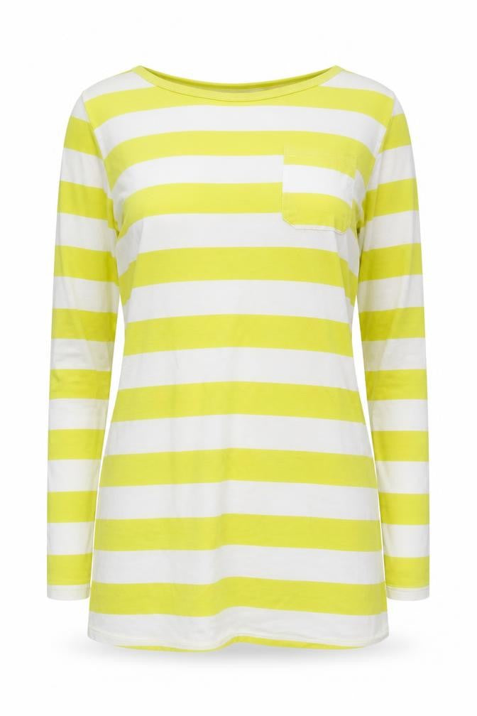 Mamas & Papas Women's Multicoloured Stripe T-Shirt Size 12