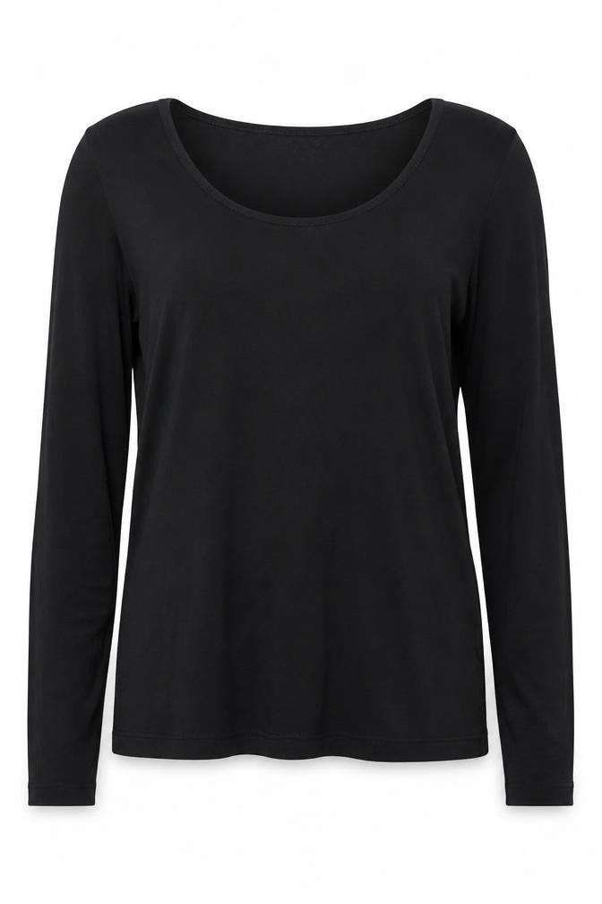 White Label Women's Black Size 6 Long Sleeve T-Shirt