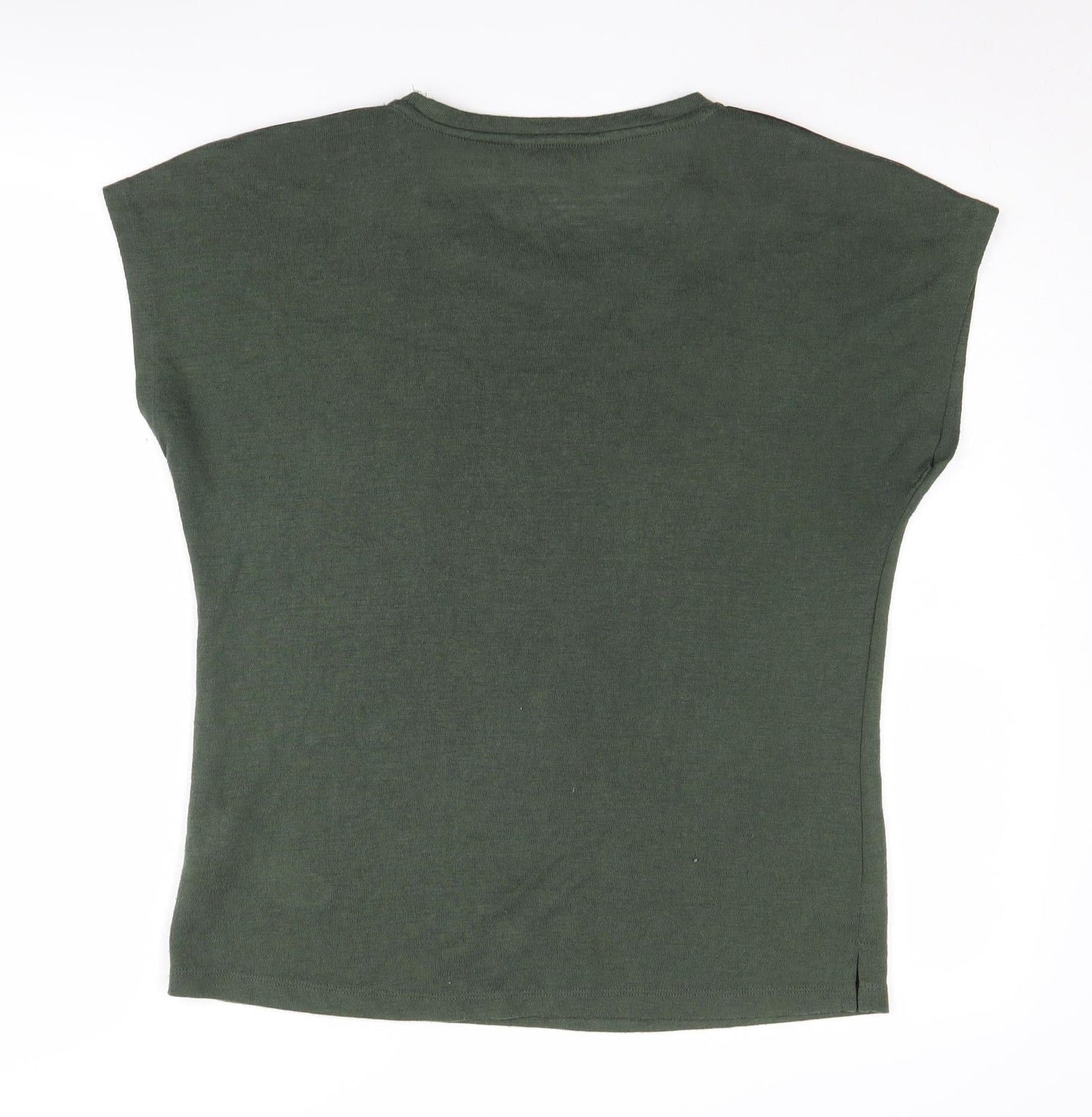 Principles Women's Green T-Shirt Size 10 Sleeveless Casual