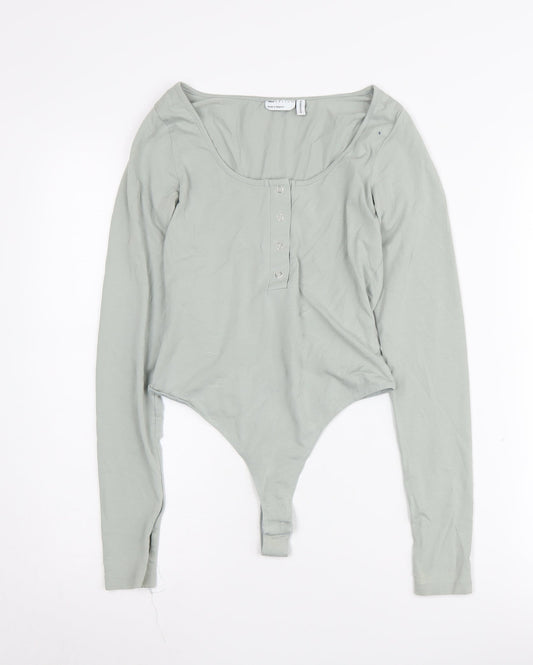 ASOS DESIGN Green Bodysuit, Women's Size 6, Slim Fit
