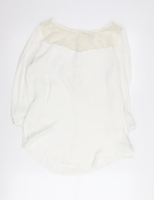 Esprit Women's Ivory Tunic Blouse UK 12