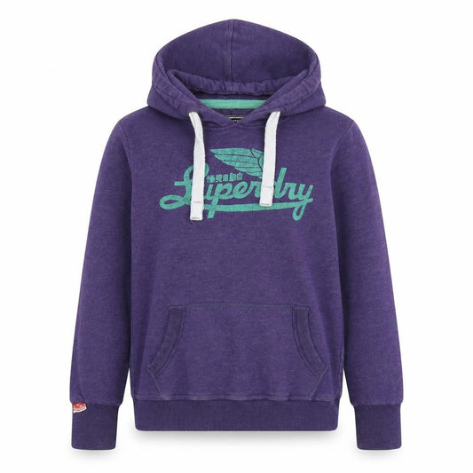 Superdry Women's Purple Pullover Hoodie Size S